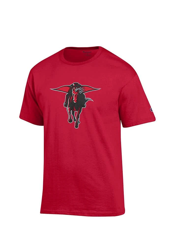 Champion Texas Tech Red Raiders Big Logo Style Short Sleeve T Shirt