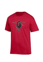 Champion Texas Tech Red Raiders Big Logo Style Short Sleeve T Shirt