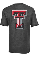 Champion Texas Tech Red Raiders Charcoal Rally Loud Short Sleeve T Shirt