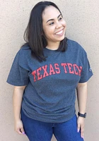 Champion Texas Tech Red Raiders Charcoal Rally Loud Short Sleeve T Shirt