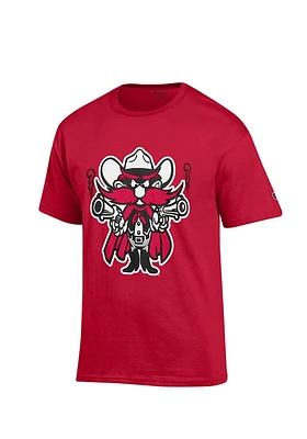 Champion Texas Tech Red Raiders Distressed Short Sleeve T Shirt