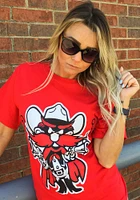 Champion Texas Tech Red Raiders Distressed Short Sleeve T Shirt