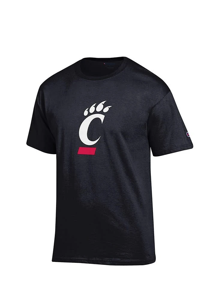Champion Cincinnati Bearcats Black Big Logo Short Sleeve T Shirt