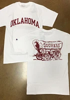 Champion Oklahoma Sooners White Rally Loud Short Sleeve T Shirt