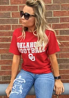 Champion Oklahoma Sooners Crimson Football Short Sleeve T Shirt