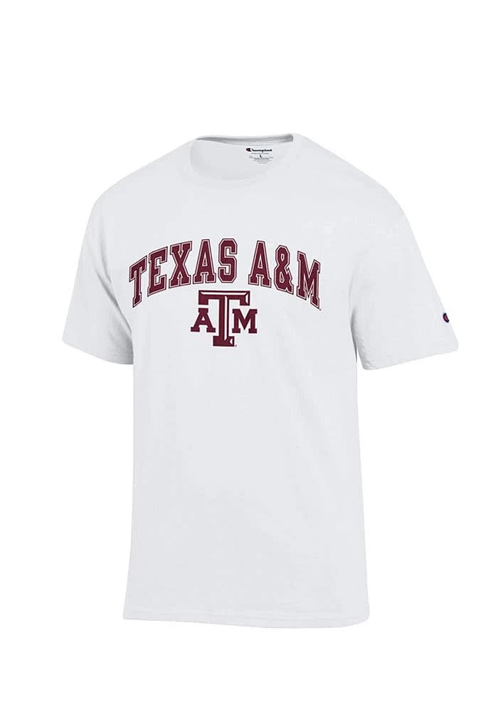 Champion Texas A&M Aggies Arch Mascot Short Sleeve T Shirt