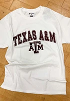 Champion Texas A&M Aggies Arch Mascot Short Sleeve T Shirt