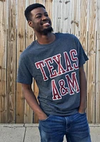Champion Texas A&M Aggies Charcoal Wordmark Short Sleeve T Shirt