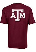 Champion Texas A&M Aggies Maroon Rally Loud Short Sleeve T Shirt