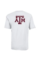 Champion Texas A&M Aggies White Rally Loud Short Sleeve T Shirt