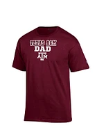 Champion Texas A&M Aggies Maroon Fathers Day Short Sleeve T Shirt