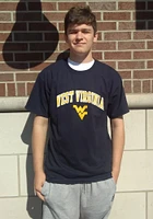 Champion West Virginia Mountaineers Navy Blue Arch Mascot Edition Short Sleeve T Shirt