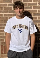 Champion West Virginia Mountaineers White Arch Mascot Short Sleeve T Shirt
