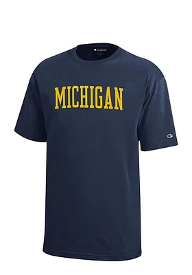 Champion Michigan Wolverines Youth Blue Rally Loud Short Sleeve T-Shirt