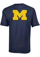 Champion Michigan Wolverines Youth Blue Rally Loud Short Sleeve T-Shirt