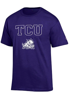 Champion TCU Horned Frogs Arch Mascot Short Sleeve T Shirt