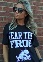 Champion TCU Horned Frogs Black Slogan Short Sleeve T Shirt