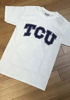 Champion TCU Horned Frogs White Wordmark Short Sleeve T Shirt