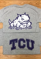 Champion TCU Horned Frogs Grey Arch Rally Loud Short Sleeve T Shirt