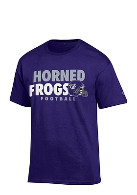 Champion TCU Horned Frogs Football Short Sleeve T Shirt