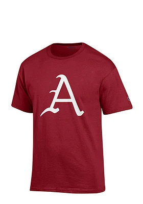 Champion Arkansas Razorbacks Cardinal Big Logo Short Sleeve T Shirt