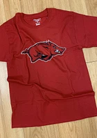 Champion Arkansas Razorbacks Cardinal Big Logo Style Short Sleeve T Shirt
