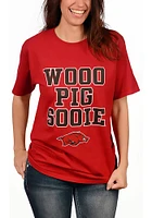 Champion Arkansas Razorbacks Cardinal Slogan Short Sleeve T Shirt