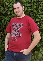 Champion Arkansas Razorbacks Cardinal Slogan Short Sleeve T Shirt