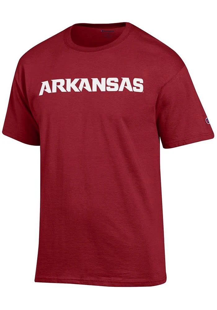 Champion Arkansas Razorbacks Cardinal Rally Loud Short Sleeve T Shirt