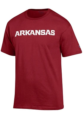 Champion Arkansas Razorbacks Cardinal Rally Loud Short Sleeve T Shirt