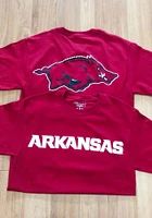 Champion Arkansas Razorbacks Cardinal Rally Loud Short Sleeve T Shirt