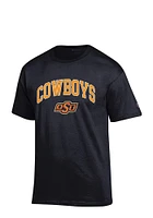 Champion Oklahoma State Cowboys Arch Mascot Short Sleeve T Shirt