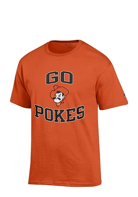 Champion Oklahoma State Cowboys Orange Slogan Short Sleeve T Shirt