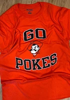 Champion Oklahoma State Cowboys Orange Slogan Short Sleeve T Shirt