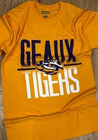 Champion LSU Tigers Gold Slogan Short Sleeve T Shirt
