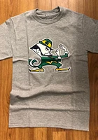 Champion Notre Dame Fighting Irish Grey Big Logo Short Sleeve T Shirt
