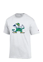 Champion Notre Dame Fighting Irish White Big Logo Short Sleeve T Shirt