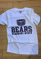 Champion Missouri State Bears White Fine Print Short Sleeve T Shirt