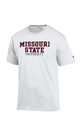 Champion Missouri State Bears White Rally Loud Short Sleeve T Shirt