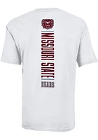 Champion Missouri State Bears White Down Back Short Sleeve T Shirt