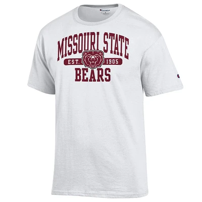 Champion Missouri State Bears White Est Short Sleeve T Shirt
