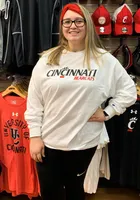 Champion Cincinnati Bearcats White Rally Loud Long Sleeve T Shirt