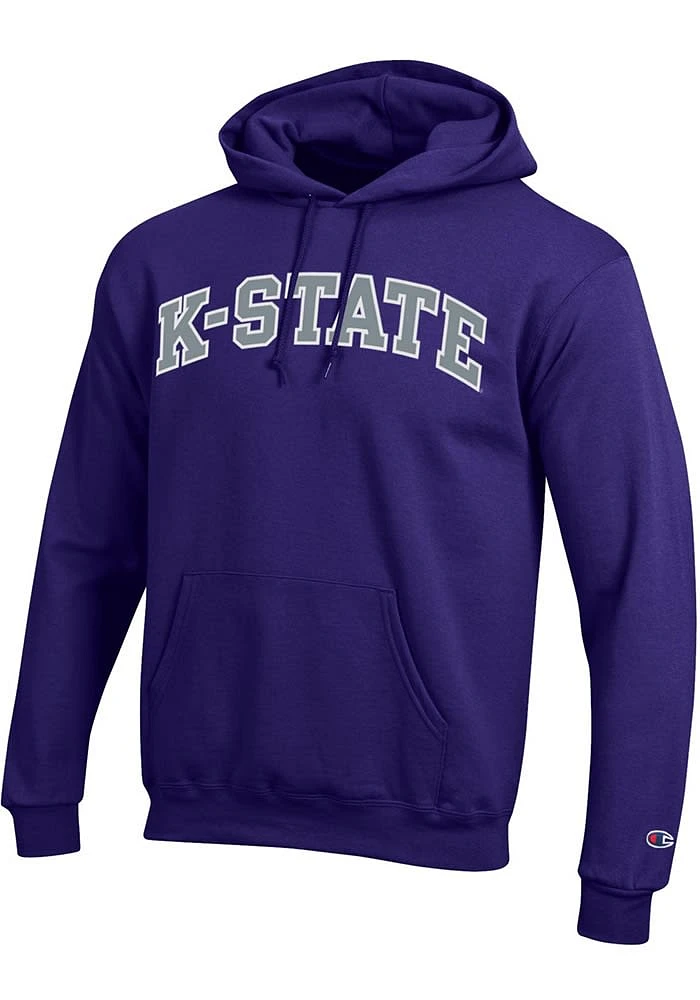 Champion K-State Wildcats Mens Arch Long Sleeve Hoodie