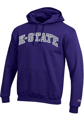 Champion K-State Wildcats Mens Arch Long Sleeve Hoodie