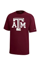 Champion Texas A&M Aggies Youth Maroon Logo Short Sleeve T-Shirt