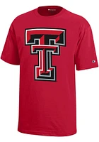 Champion Texas Tech Red Raiders Youth Logo Short Sleeve T-Shirt