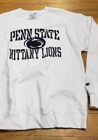 Champion Penn State Nittany Lions Mens White Fleece Long Sleeve Crew Sweatshirt