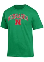 Champion Nebraska Cornhuskers Arch Mascot Short Sleeve T Shirt