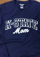 Champion K-State Wildcats Womens Purple Mom Script Short Sleeve T-Shirt