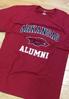 Champion Arkansas Razorbacks Cardinal Alumni Short Sleeve T Shirt